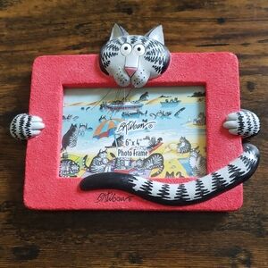 Rare Vintage B Kliban Cat Resin 6x4 Photo Frame